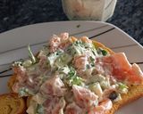Foto del paso 1 de la receta: Sandwich de salmón con queso crema