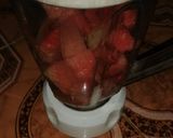 A picture of step 1 of Water melon juice.