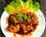 รูปขั้นตอนการทำที่ 7 ของ หมูสามชั้นตุ๋นราดซอสหมาล่า