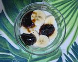 Pas rețetă Gris de orez cu banane, nuci de Brazilia și dulceață de vișine 4 fotografie