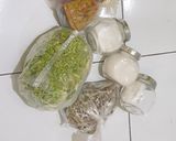 Foto langkah ke 1 dari resep Tumis bunga pepaya teri.