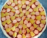 รูปขั้นตอนการทำที่ 4 ของ 🍕พิซซ่าฮาวายเอี้ยนแป้งหนานุ่ม🍕 (Soft Crust Pizza Hawaiian)