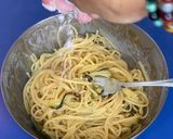Foto del paso 6 de la receta: Pasta carbonara saludable con calabacín