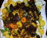 A picture of step 6 of Grilled Beef Potato Salad.