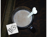 A picture of step 3 of Banana and date shake.