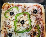 A picture of step 4 of Roasted meaty pizza.