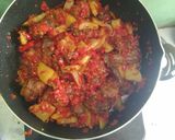 Foto langkah ke 4 dari resep Ayam Kentang Balado.