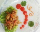 Foto langkah ke 5 dari resep UDANG CRISPY gk pake lama 😆 FIRST TRIAL FOOD PLATTING.
