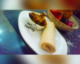 A picture of step 2 of Rolled Tuwan semo by salma.s.Adam.