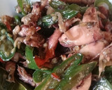 Foto langkah ke 3 dari resep Tumis cumi asin.