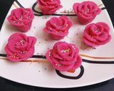 A picture of step 6 of Coconut Rose Sweet.