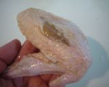 A picture of step 1 of Addictive!! Grilled Salted Chicken Wings from a Yakitori Shop!.