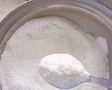 A picture of step 2 of Instant No Cook Coconut Kesar Elaichi Pedha.