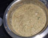 A picture of step 3 of Moong Dal Chilla.