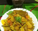 A picture of step 5 of Panch Mishali Torkari (Sabji) Bengali Style.