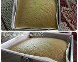 Foto langkah ke 6 dari resep Bolu Pandan Irit Kempus no obat"an (edisi terbawa mimpi) / sponge cake.