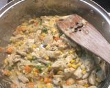 Zöldséges pite csirkével, leveles tésztával recept fázis 3 fotója
