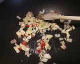 A picture of step 2 of Brazilian curry.