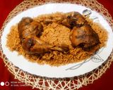 A picture of step 9 of Arabian Chicken Kabsa Rice.