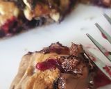 Foto del paso 5 de la receta: 🥞🍫🫐Pancakes de chocolate, arándanos y piñones ~ sin azúcar