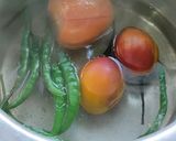 A picture of step 2 of Tomarillo(Tree tomato) and tomatoes chutney.