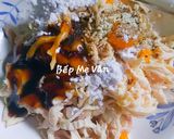 Hình bước làm 1 của món Bánh Mì Nhân Gà Nấm
