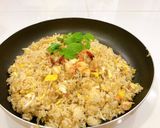 Hình bước làm 2 của món Cơm chiên ghẹ