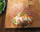 Foto del paso 3 de la receta: Rollito de primavera crudo