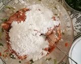 A picture of step 8 of Chicken 65.