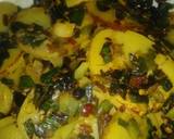 Aloo hari pyaz ki bhujya recipe step 6 photo