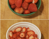 Foto del paso 1 de la receta: "The Mummy". Hojaldre relleno de queso fresco y fresas con miel
