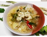 รูปขั้นตอนการทำที่ 5 ของ 🌶️ต้มยำอกไก่เห็ดหูหนูขาว🍲
