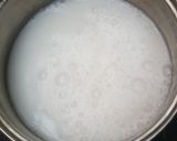 Foto langkah ke 6 dari resep Puding Tape Ketan Hijau Lapis Gula Aren.