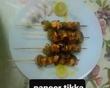 A picture of step 6 of Paneer tikka.