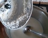 A picture of step 1 of Rice Phirni.