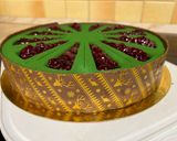 Gesztenyés mousse torta meggyzselével Zila formában recept fázis 5 fotója