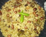 पोहा पीनट्स नमकिन (Poha Peanuts namkeen recipe in hindi) रेसिपी चरण 3 फोटो