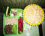 Foto langkah ke 1 dari resep 23. PRINTIL KRECEK JANTUNG HATI.