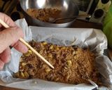 Foto del paso 3 de la receta Budín de nueces pecanas y pistachos, con desmigado