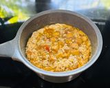 Hình bước làm 5 của món Riêu Chay từ sữa đậu nành
