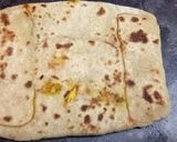 A picture of step 6 of Shezwan Cabbage coriander paratha.