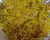 A picture of step 8 of Pav Bhaji Biryani.