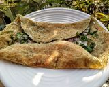 A picture of step 5 of Moth ridge gourd dosa.
