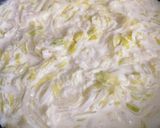 Foto del paso 5 de la receta Pimientos rellenos de carne y gratinados con salsa de puerro