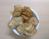 A picture of step 9 of Raw Banana wafers.