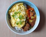 Foto langkah ke 8 dari resep Japanese Curry Rice / Nasi Kari Jepang Vegetarian.