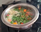 A picture of step 1 of Russian salad.