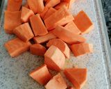 Foto del paso 1 de la receta Ñoquis de boniato con salsa de brócoli y queso