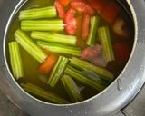A picture of step 1 of Moringa Soup.