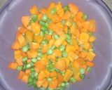 A picture of step 3 of Chinese fried rice.